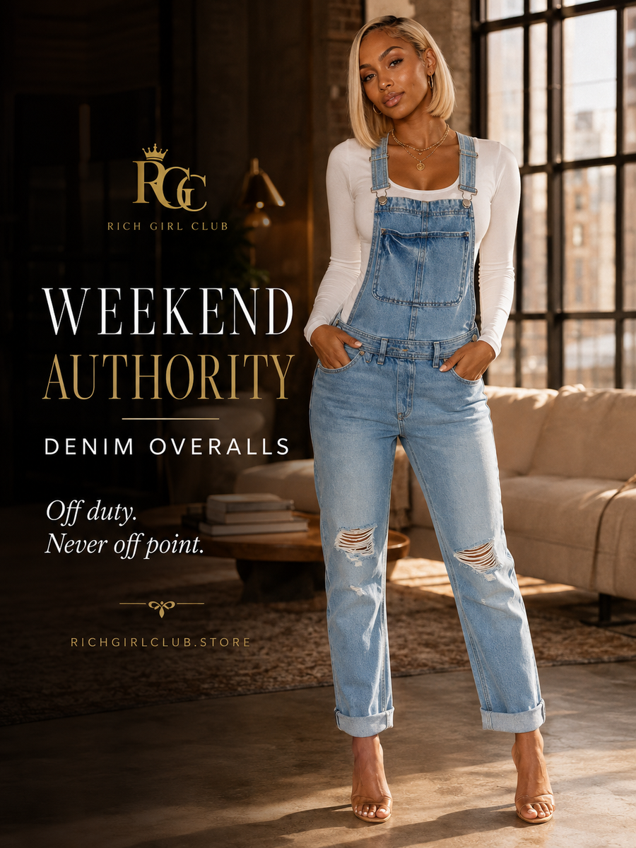 Weekend Authority Denim Overalls