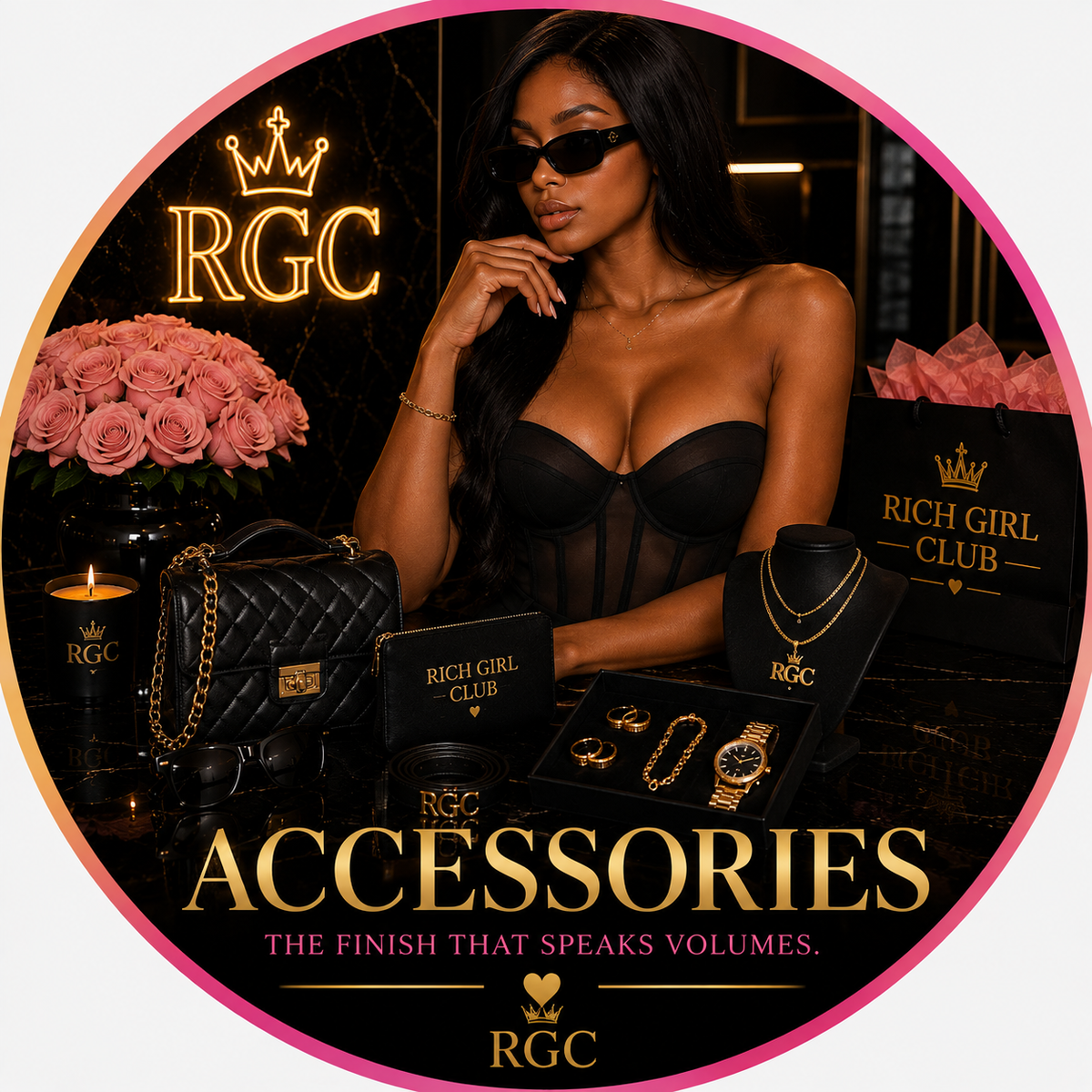 Rich Girl Club Accessories Collection