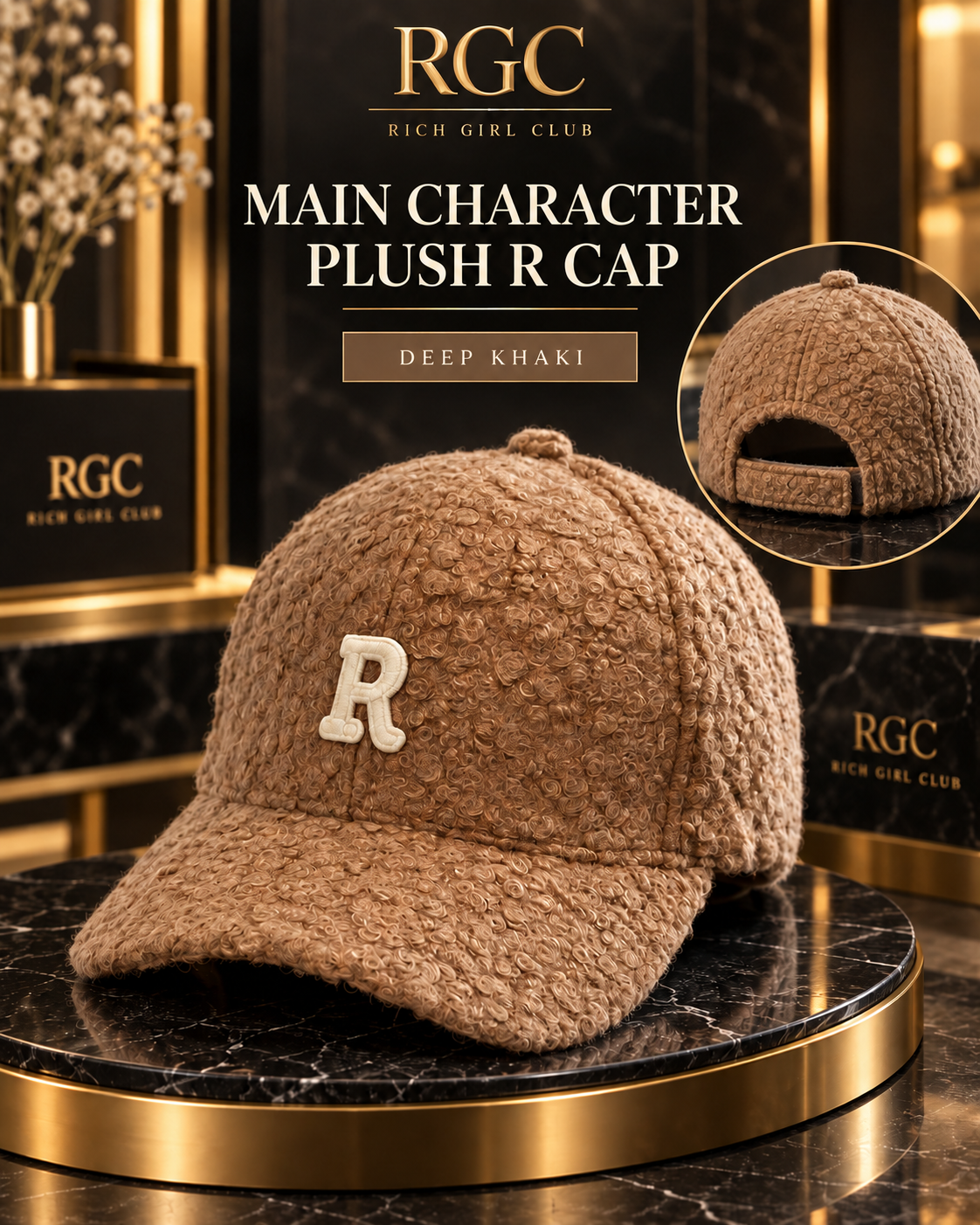 Main Character Plush R Cap