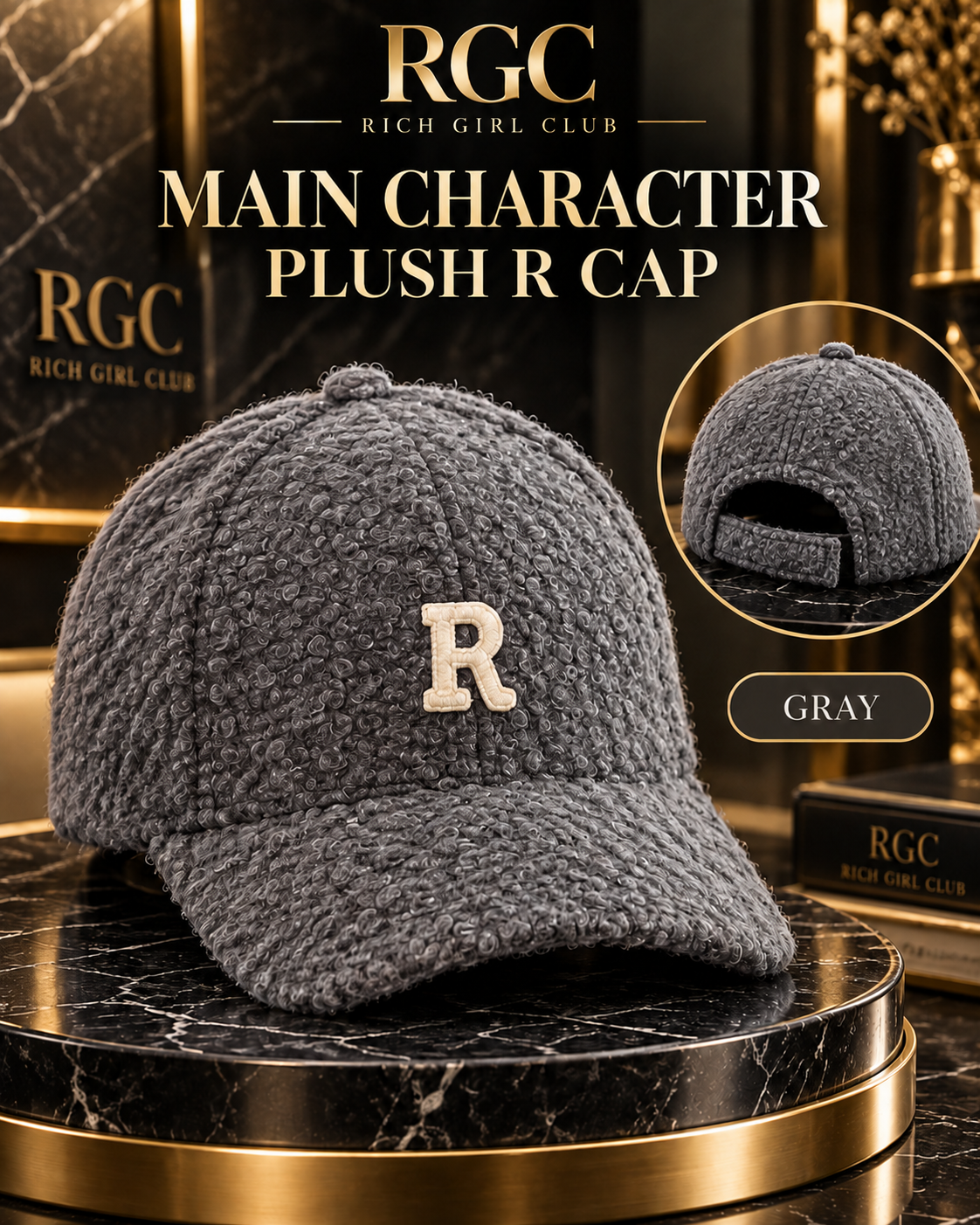 Main Character Plush R Cap