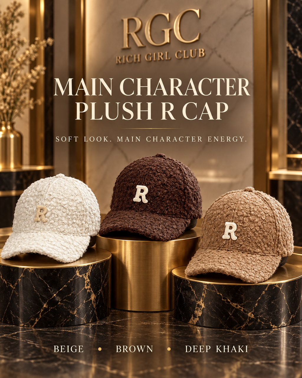 Main Character Plush R Cap