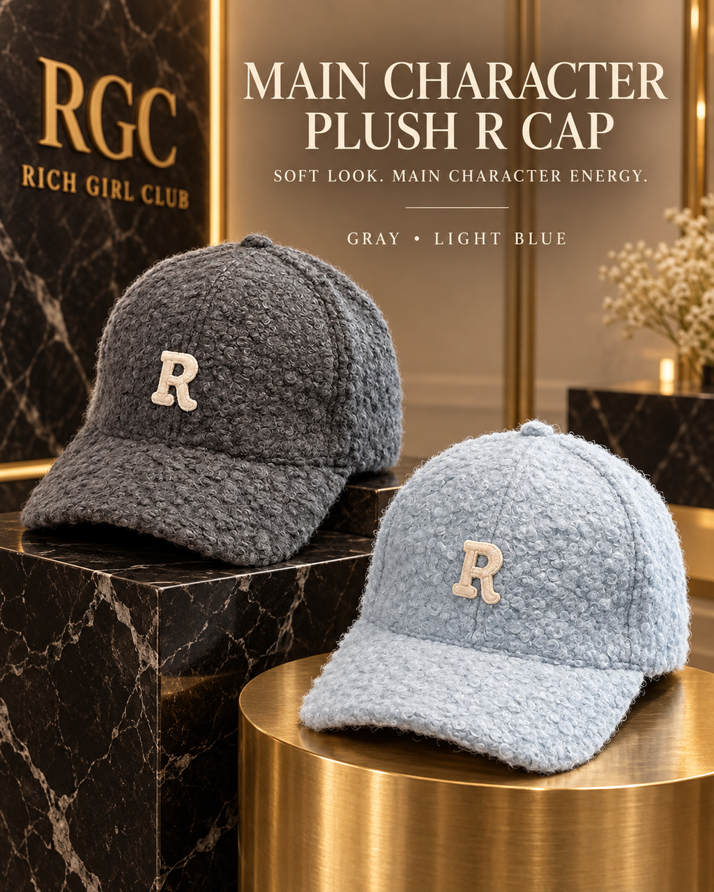 Main Character Plush R Cap