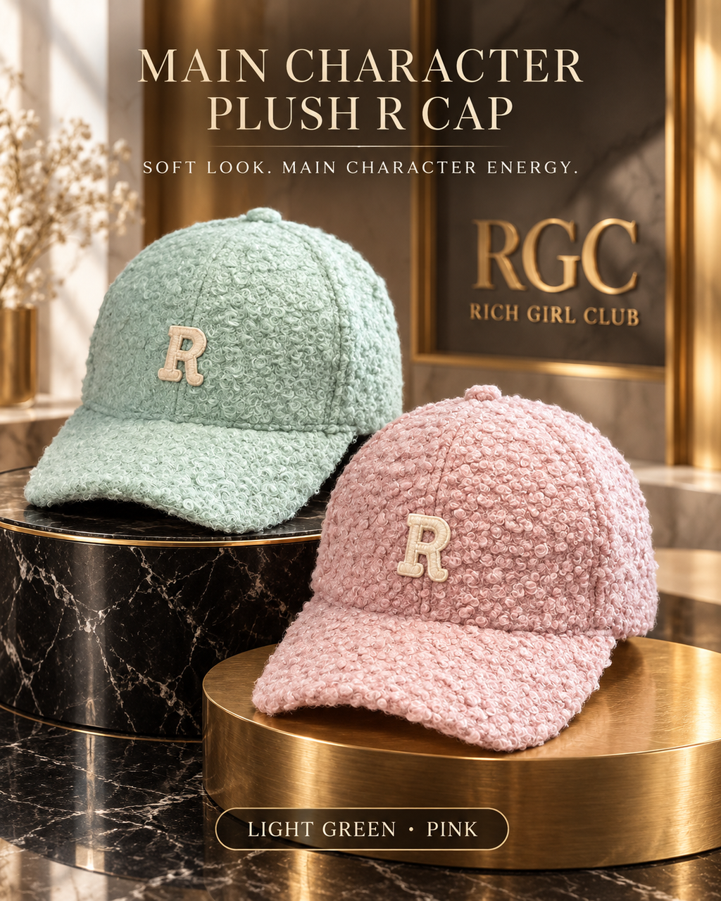 Main Character Plush R Cap
