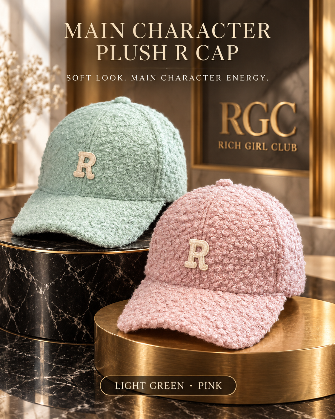 Main Character Plush R Cap