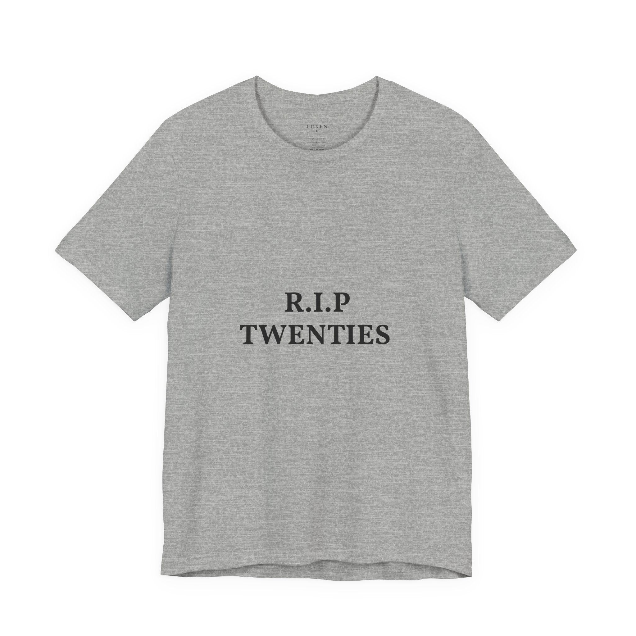 R.I.P. TWENTIES Tee — “Thank You Twenties, Let’s Party” 30th Birthday Shirt