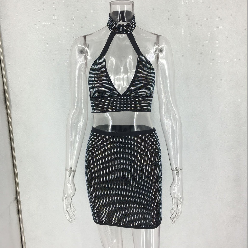 Diamond After Dark Two-Piece Mini image 5 showing product color and construction