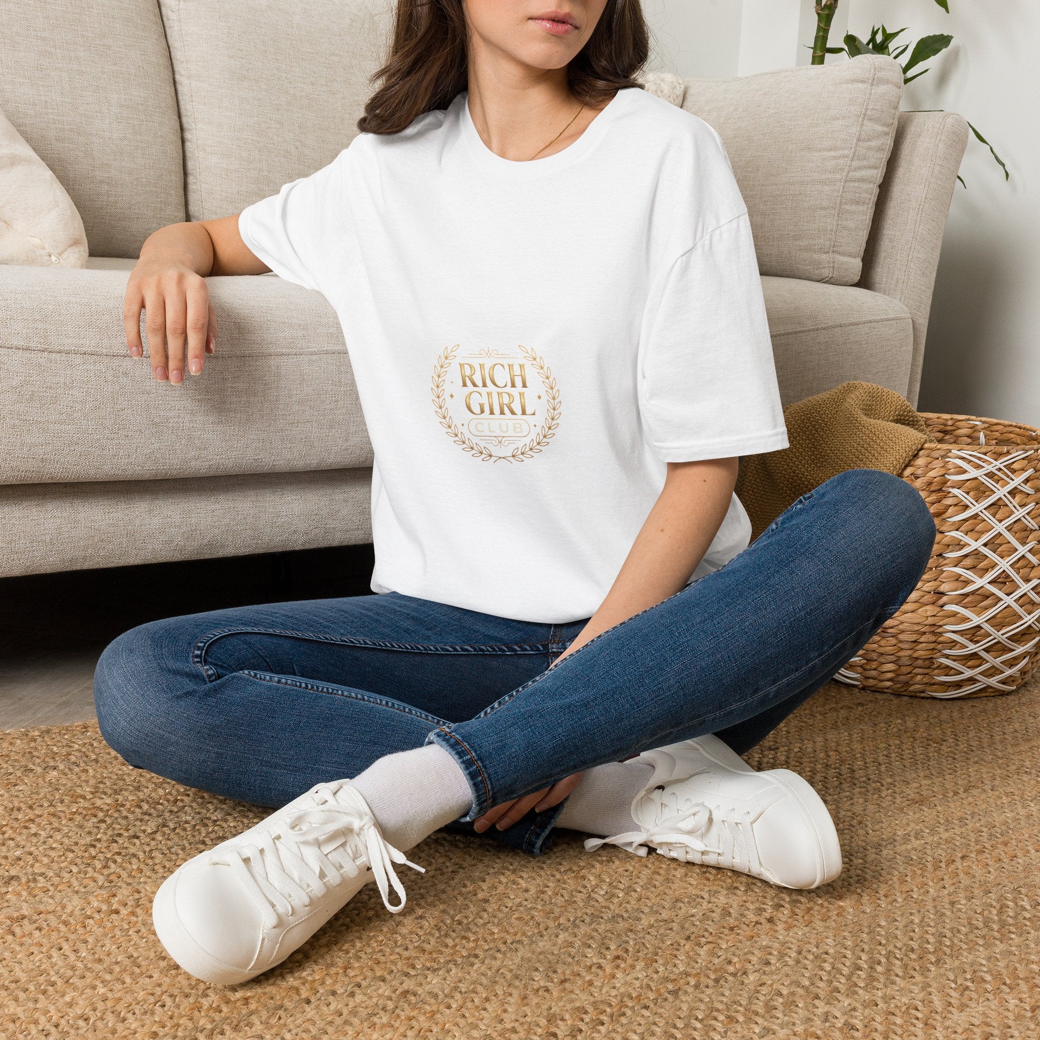 Rich Girl Club Wordmark Tee