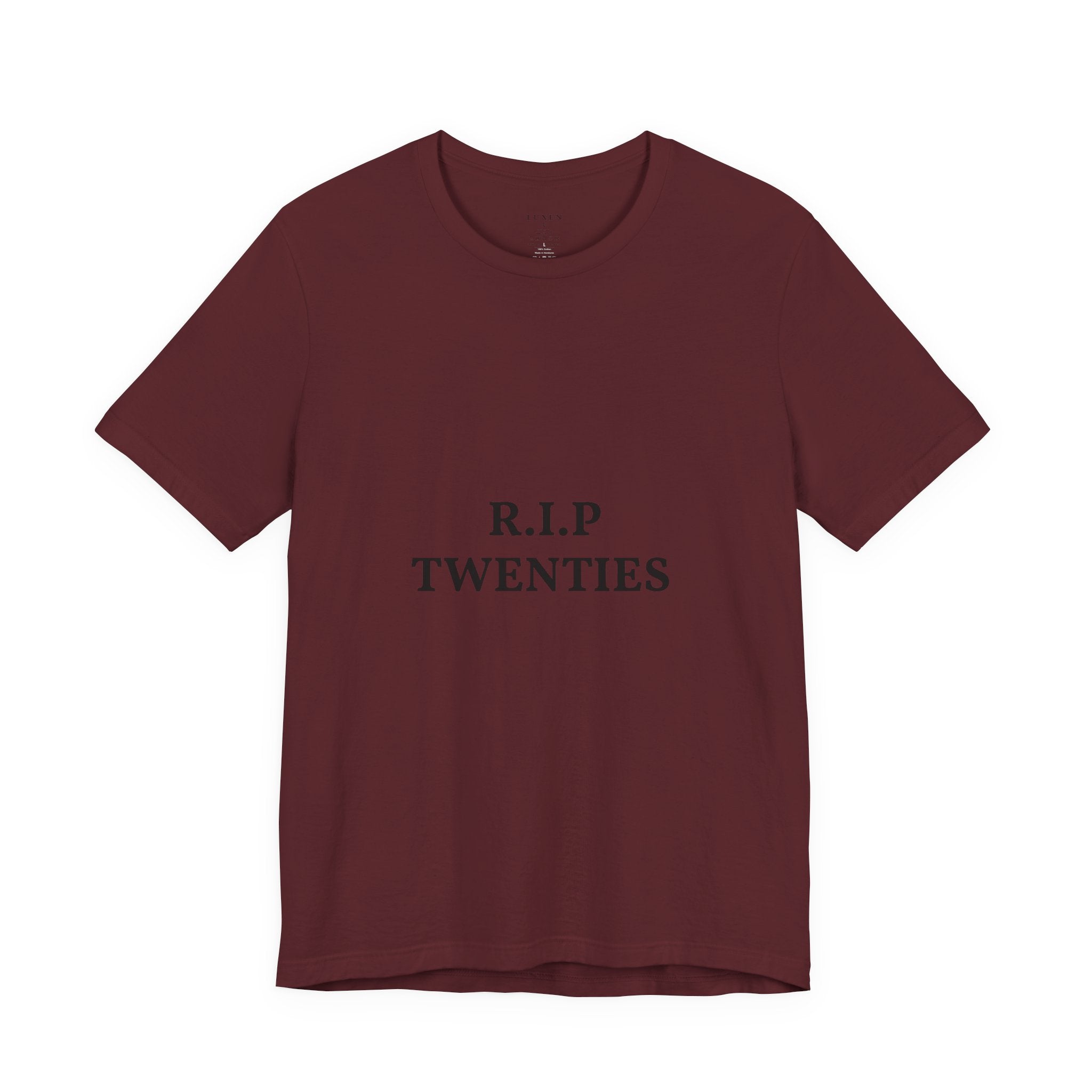 R.I.P. TWENTIES Tee — “Thank You Twenties, Let’s Party” 30th Birthday Shirt
