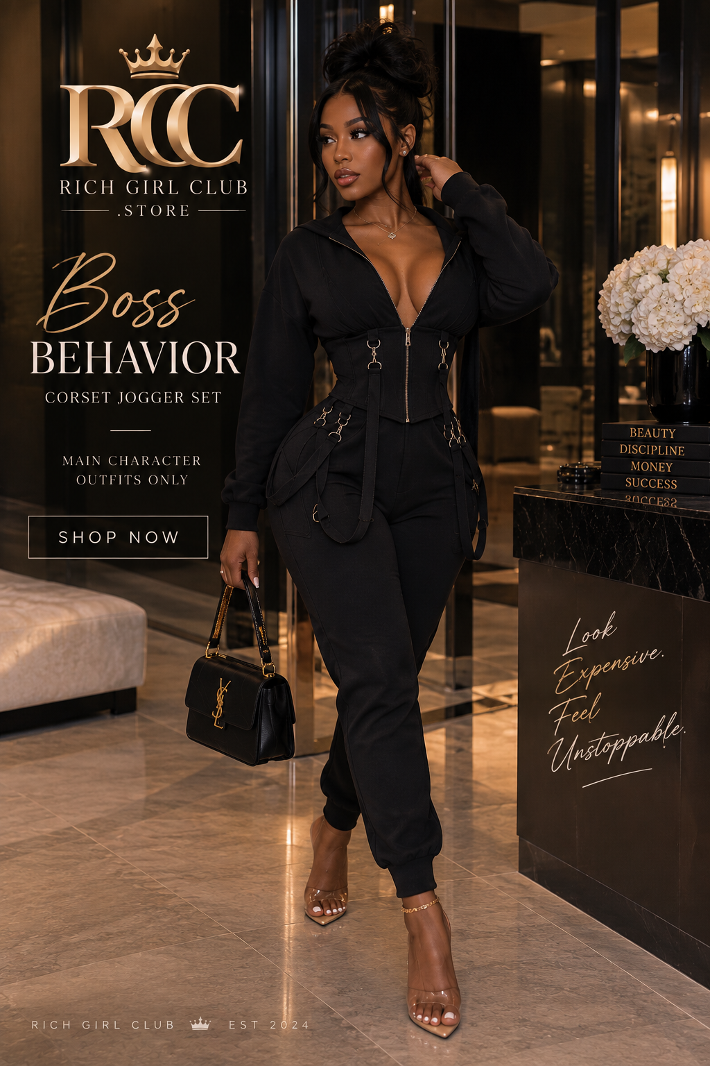 Boss Behaviour Corset Jogger Set