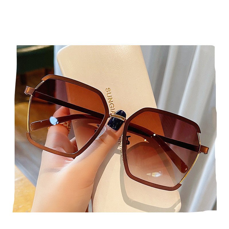 Top Floor Energy coffee frame sunglasses with gradient tea lenses