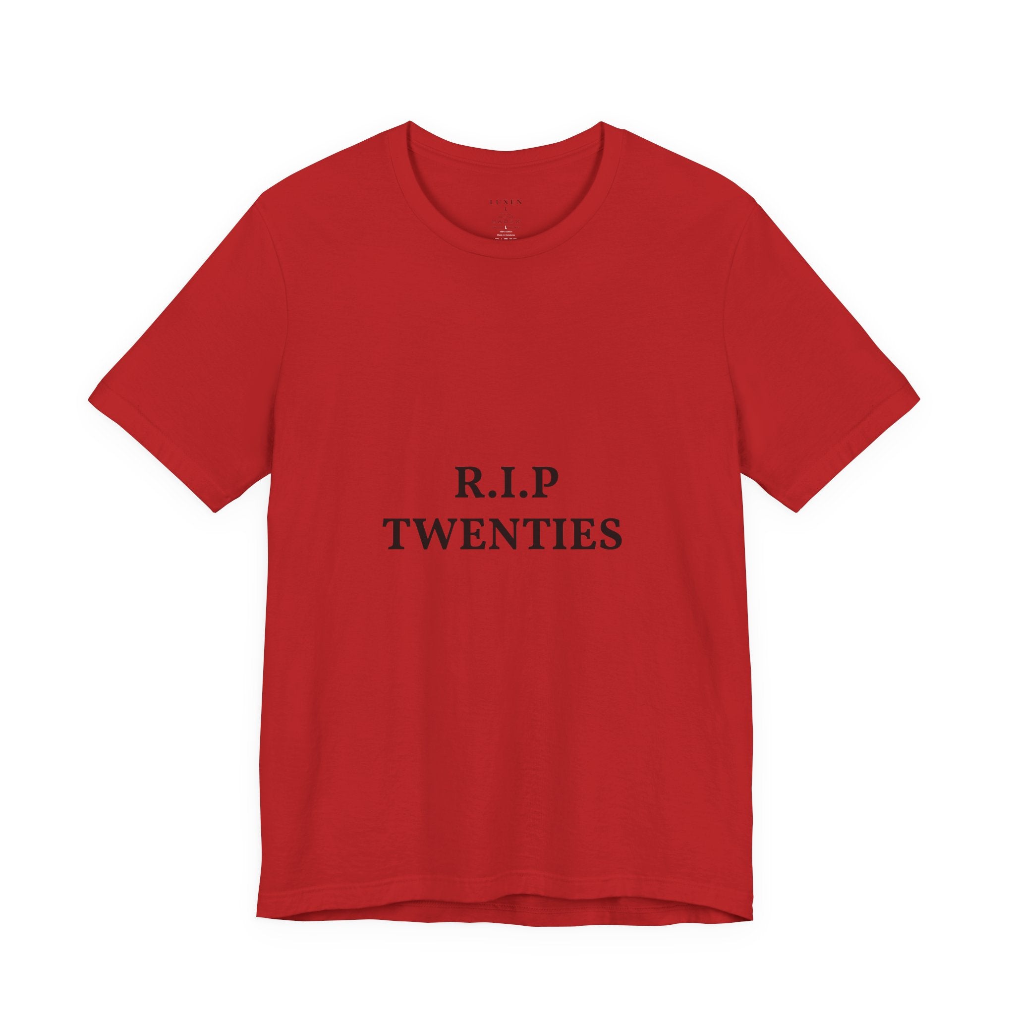 R.I.P. TWENTIES Tee — “Thank You Twenties, Let’s Party” 30th Birthday Shirt