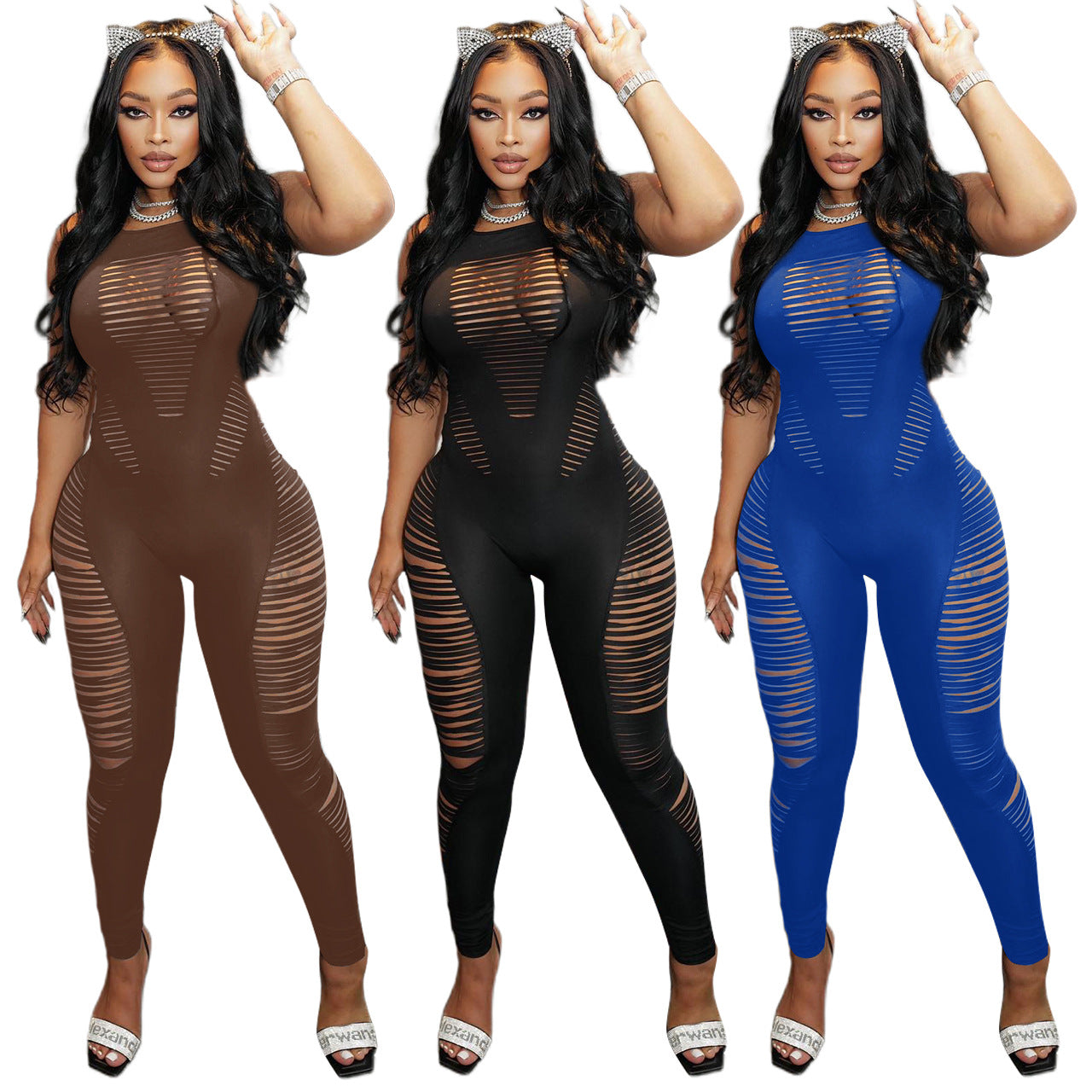 Night Shift Cutout Jumpsuit product image 1 showing garment color and construction.