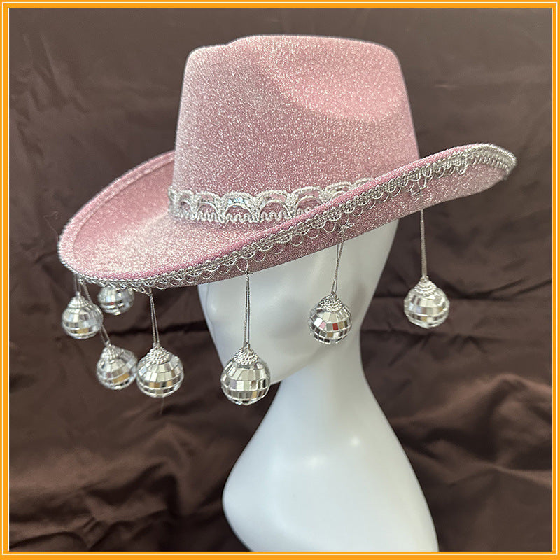 Main Event Glitter Cowboy Hat image 6 showing product color and construction