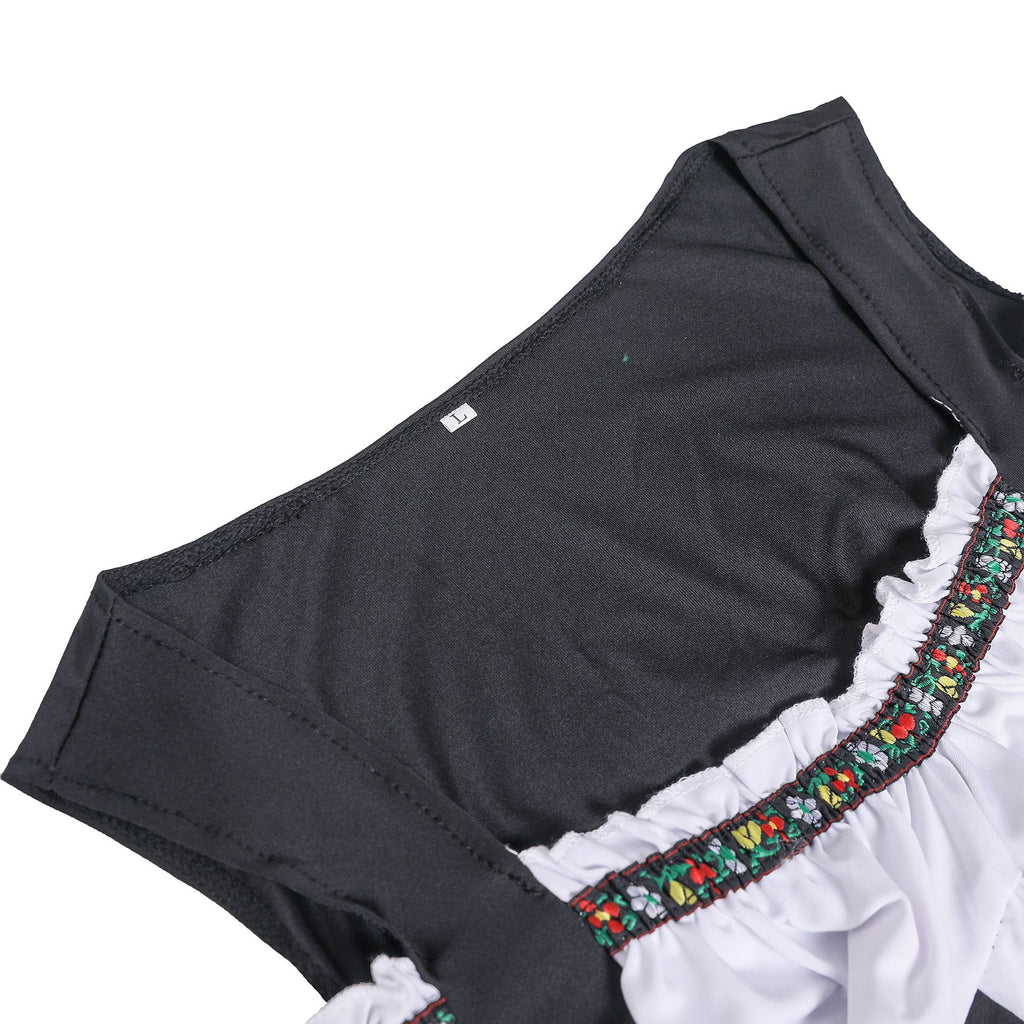 Oktoberfest Costume supplier detail showing the coordinated color design.