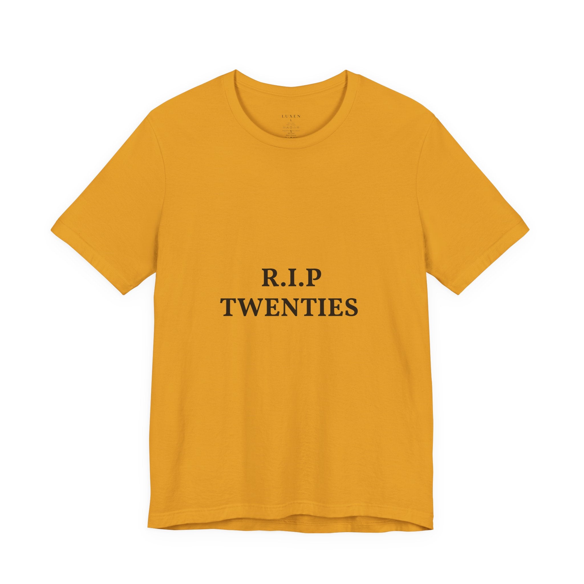 R.I.P. TWENTIES Tee — “Thank You Twenties, Let’s Party” 30th Birthday Shirt