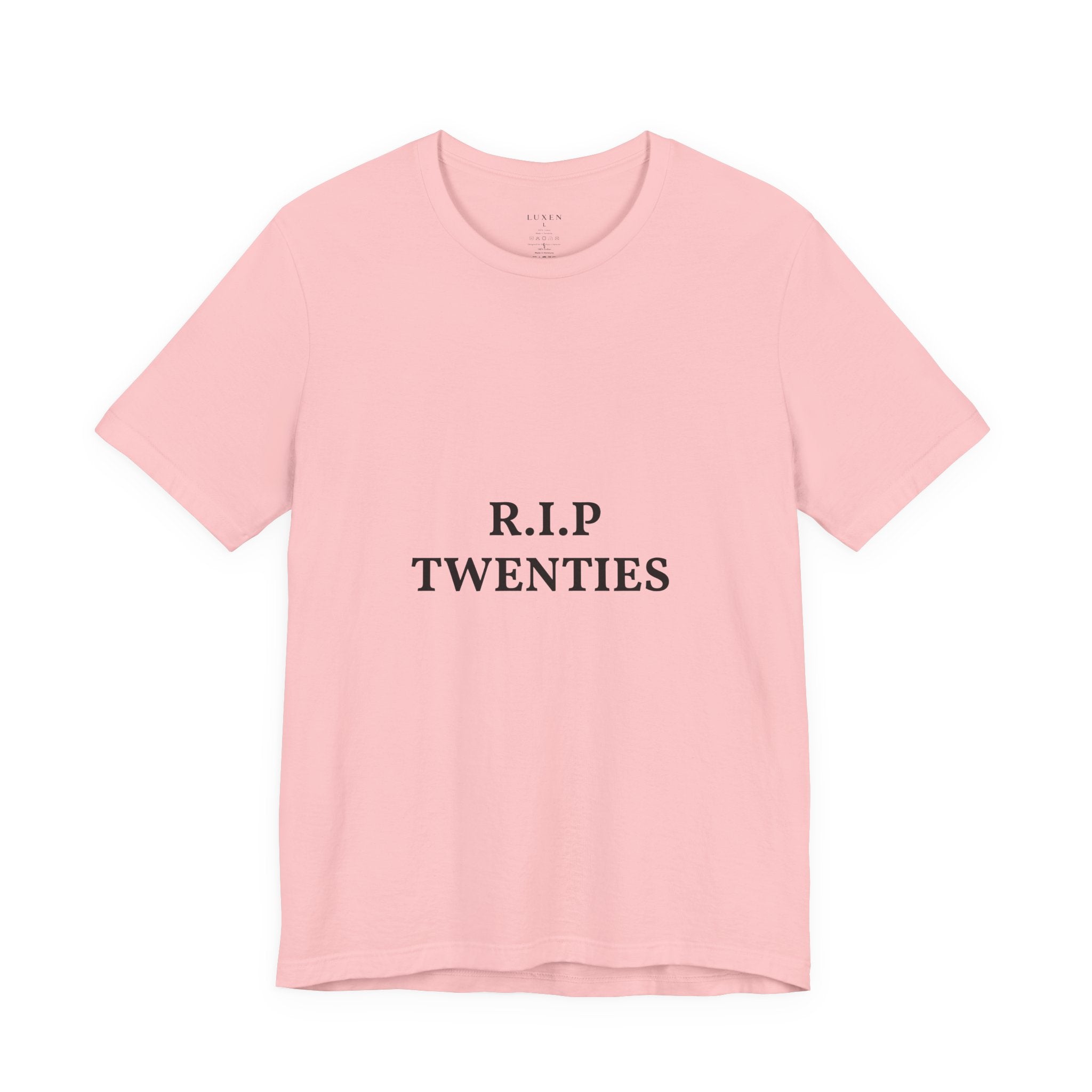 R.I.P. TWENTIES Tee — “Thank You Twenties, Let’s Party” 30th Birthday Shirt