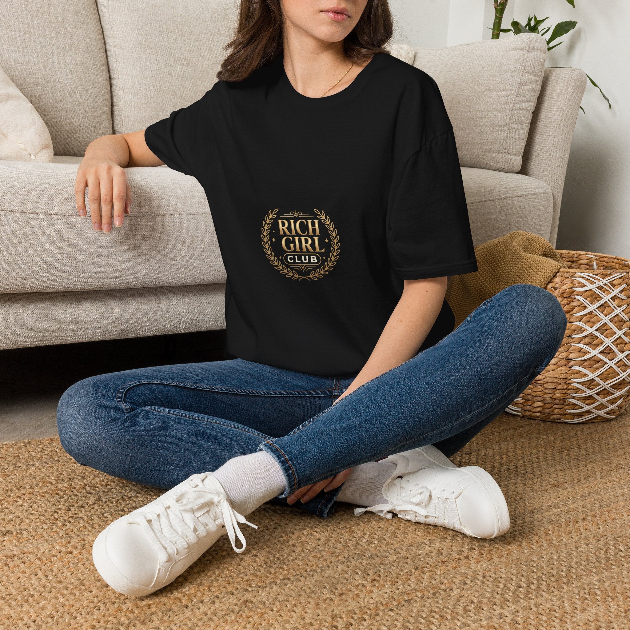 Rich Girl Club Wordmark Tee