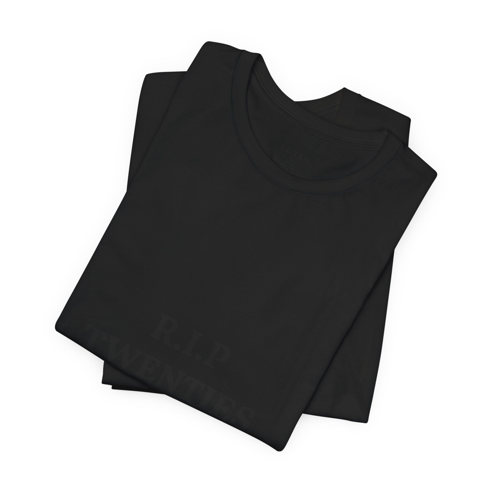 R.I.P. TWENTIES Tee — “Thank You Twenties, Let’s Party” 30th Birthday Shirt