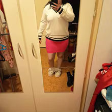 Power Move High-Waist Knit Mini Skirt