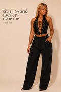 Vixen Lace-Up Halter Bustier