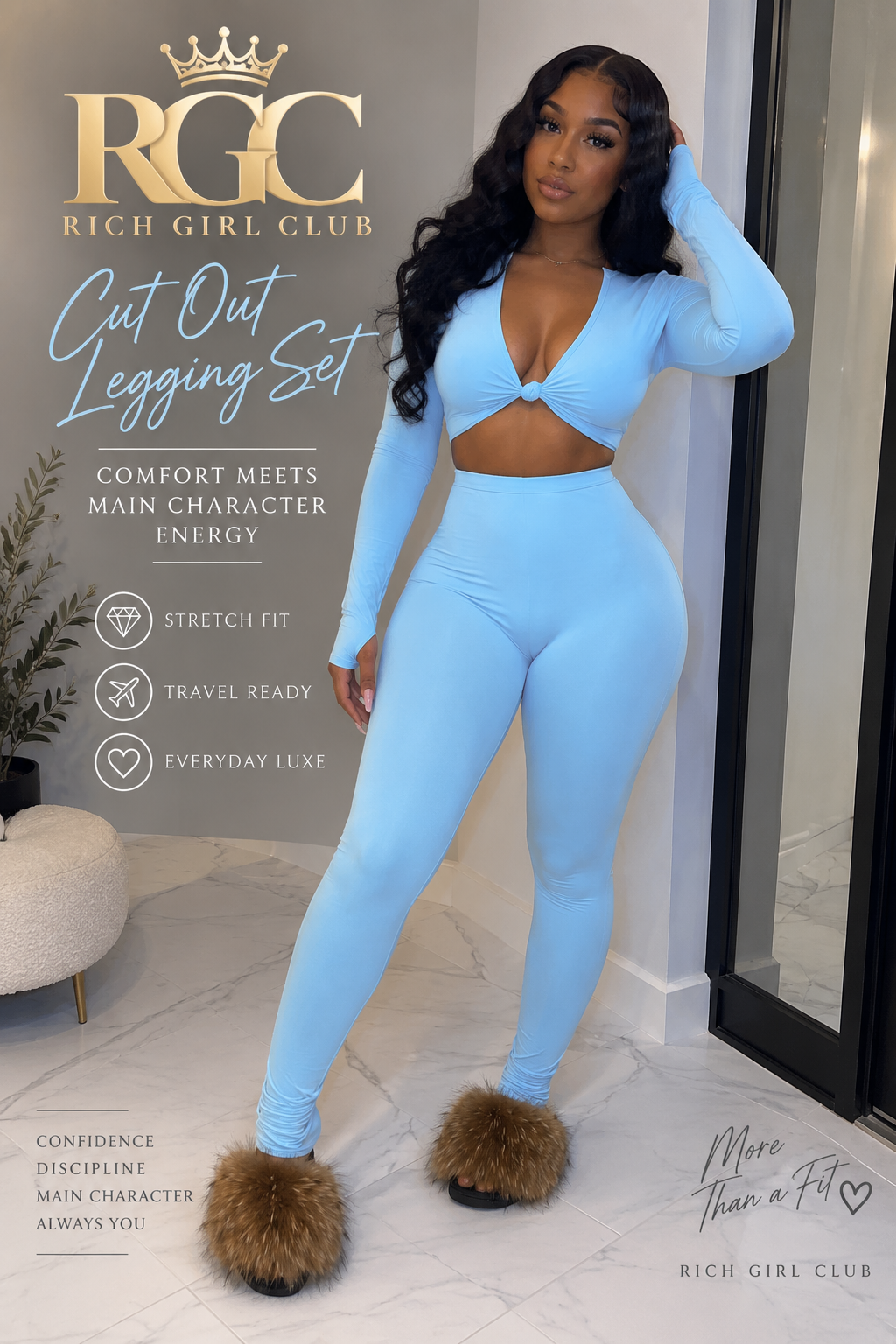 After Hours Crop Jogger Set RGC adult-model campaign hero.