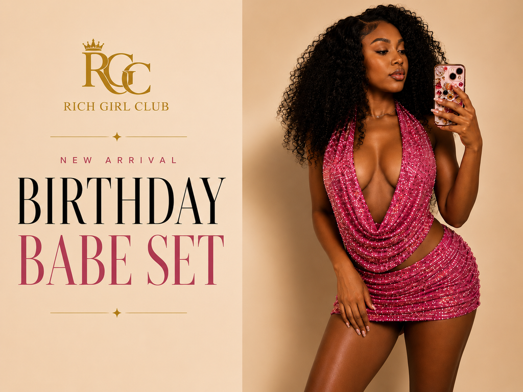 Starlight Sequin Halter Skirt Set