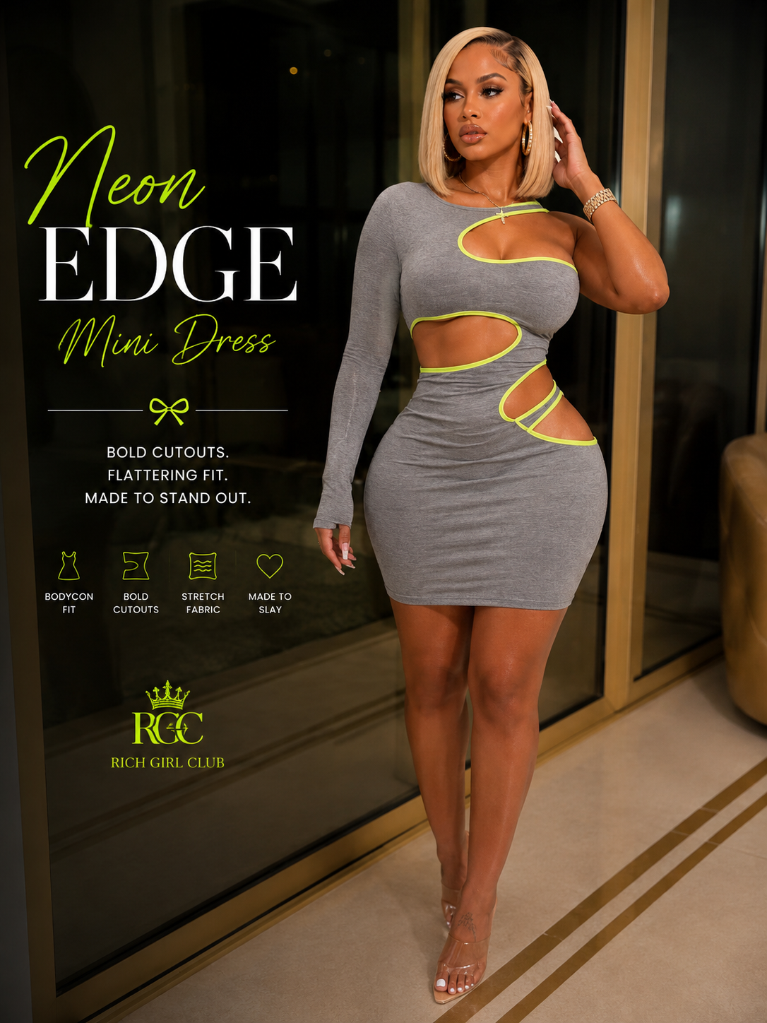 Neon Edge Dress
