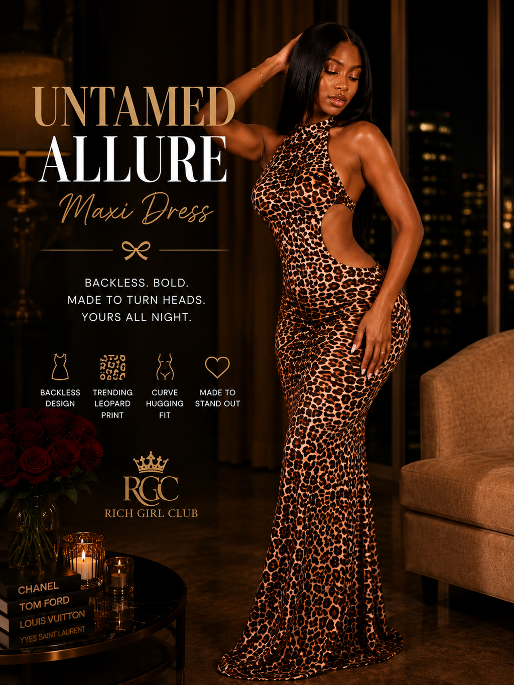 Untamed Allure Maxi Dress