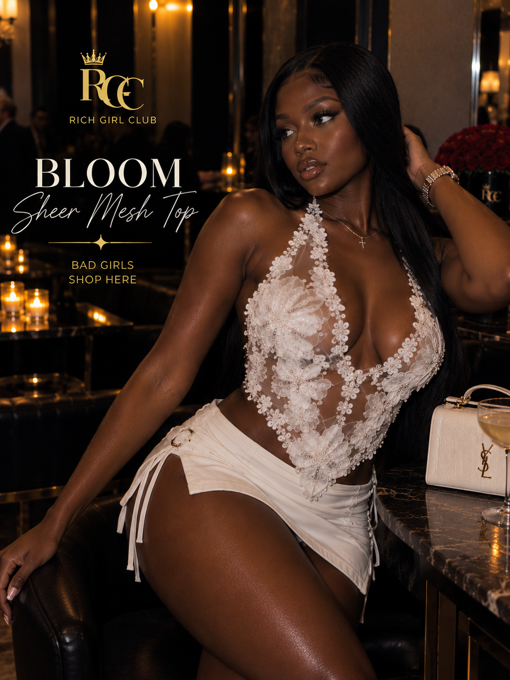 Bloom Sheer Mesh Top