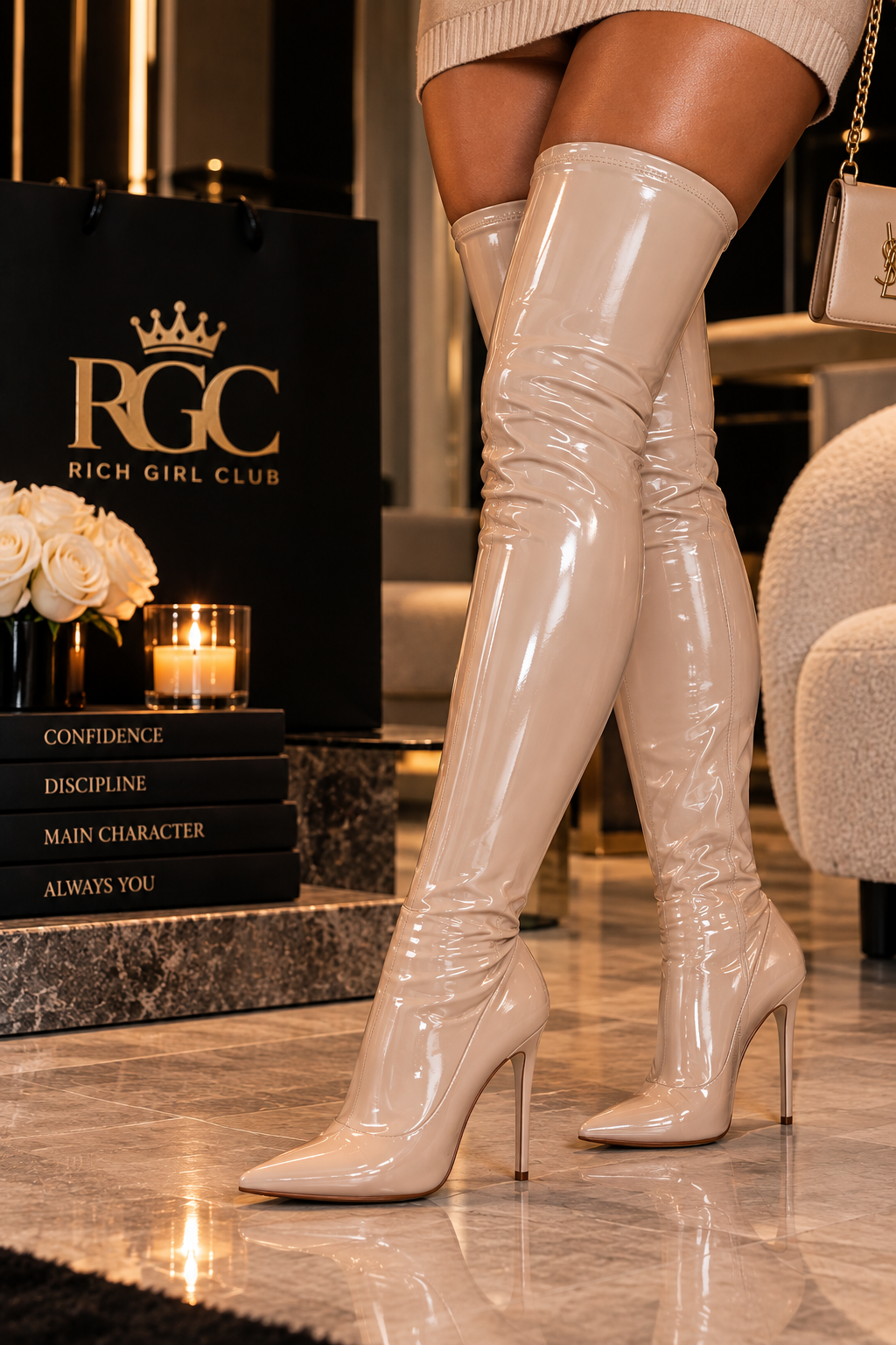 Over The Knee Heel Boots