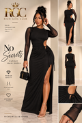 No Secrets Cutout Maxi Dress