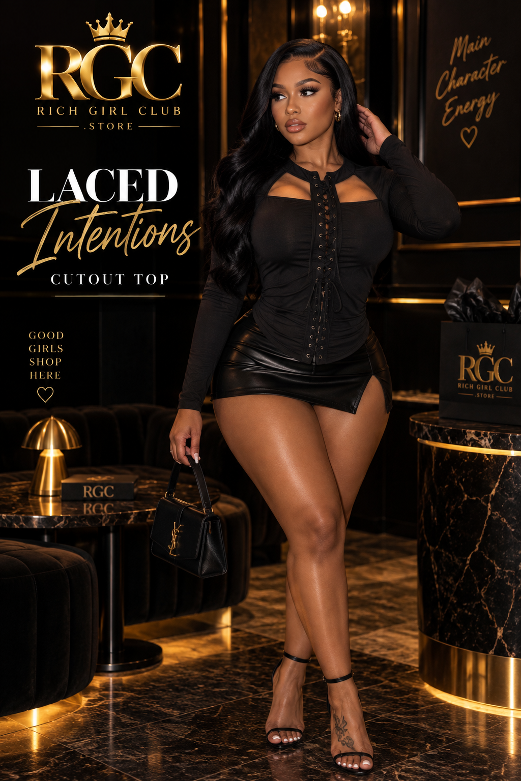 Laced Intentions Cutout Top