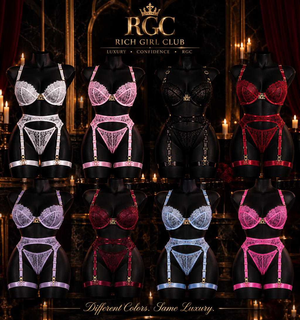 Private Reserve Four-Piece Lace Set