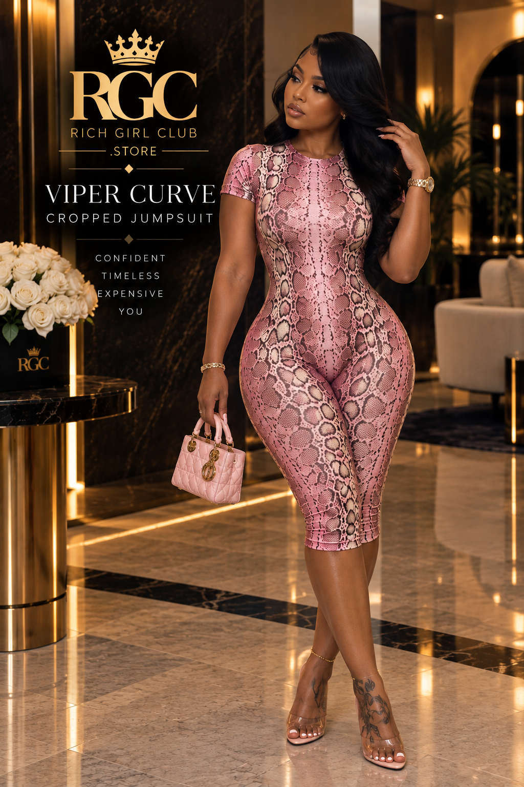 Viper Curve Cropped Jumpsuit