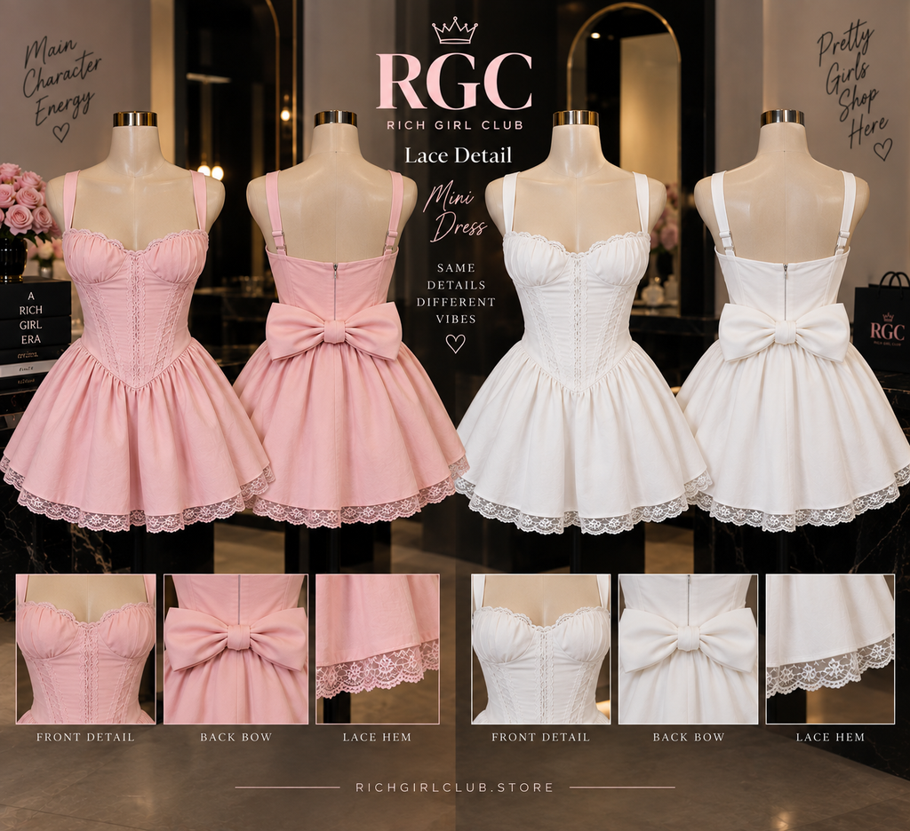 Blush Bow Affair Mini Dress