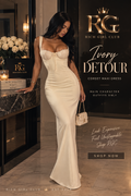 Ivory Detour Corset Maxi Dress