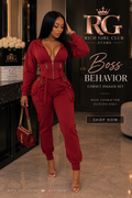 Boss Behaviour Corset Jogger Set