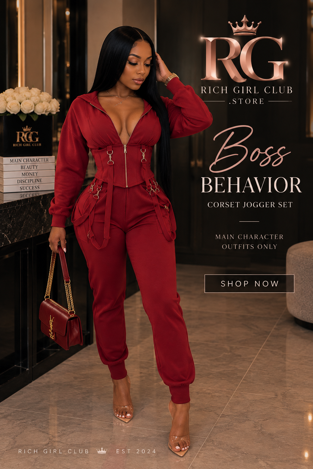 Boss Behaviour Corset Jogger Set