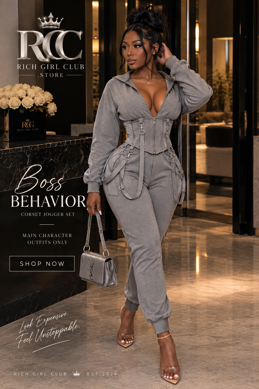 Boss Behaviour Corset Jogger Set