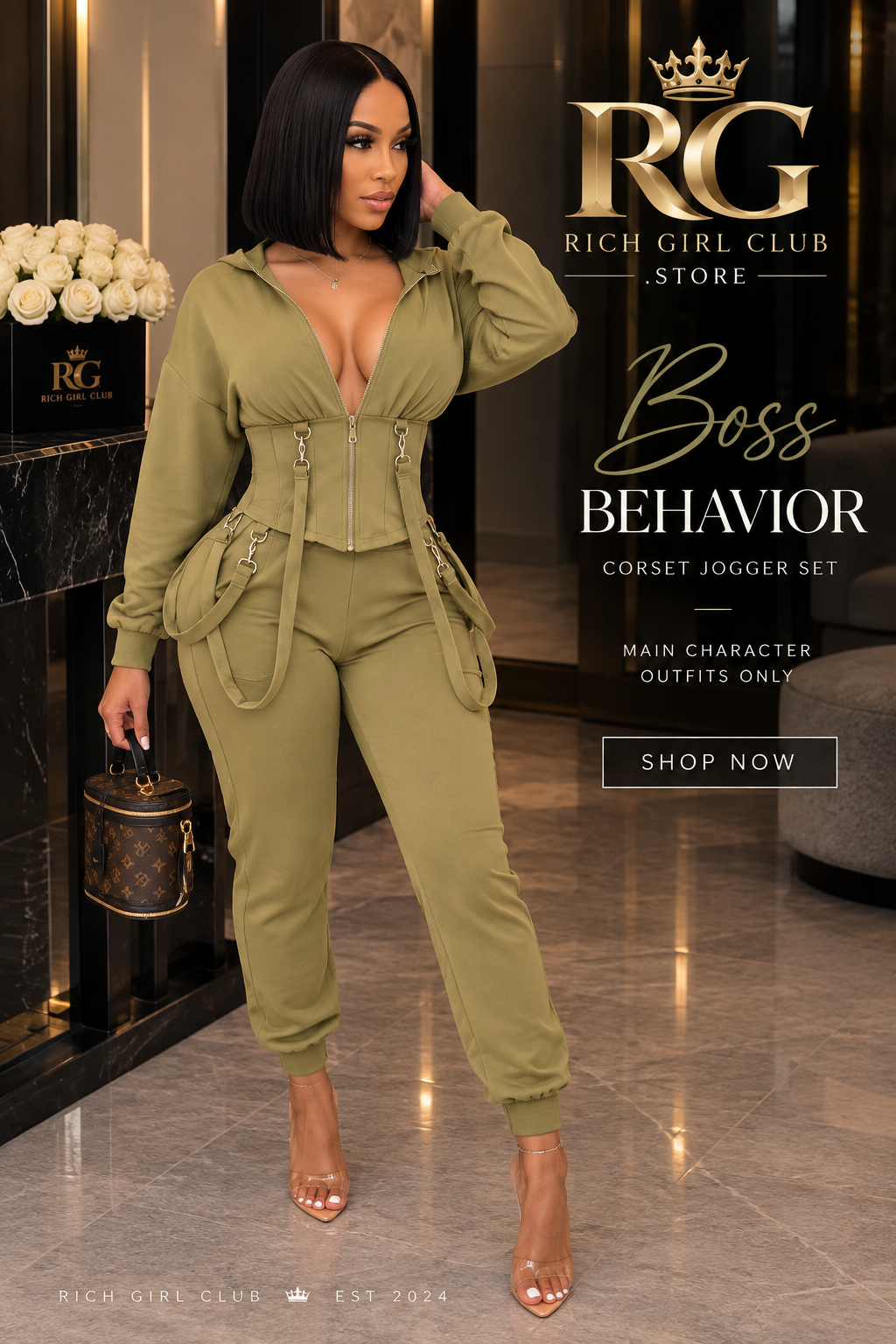 Boss Behaviour Corset Jogger Set