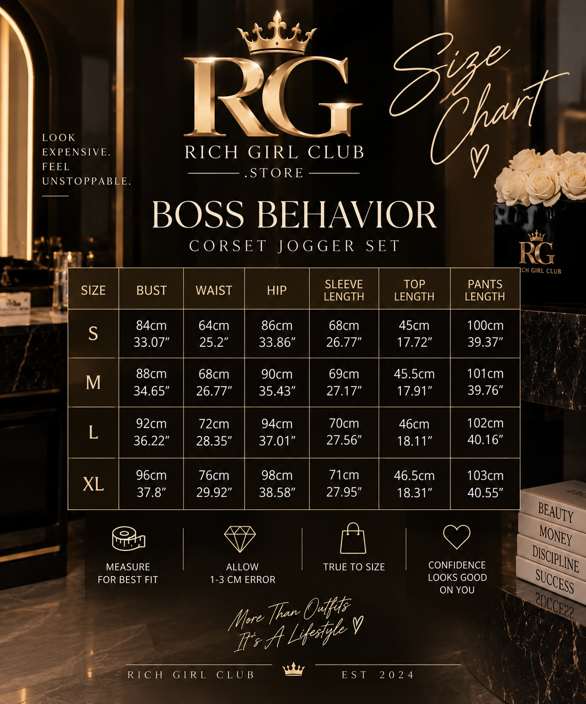 Boss Behaviour Corset Jogger Set