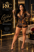 Gilded Instinct Mesh Romper