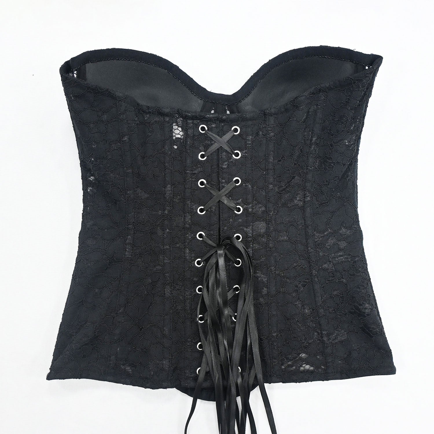 Black Lace Corset Top