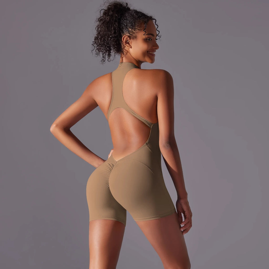Sculpt Squad Zip-Front Bodysuit