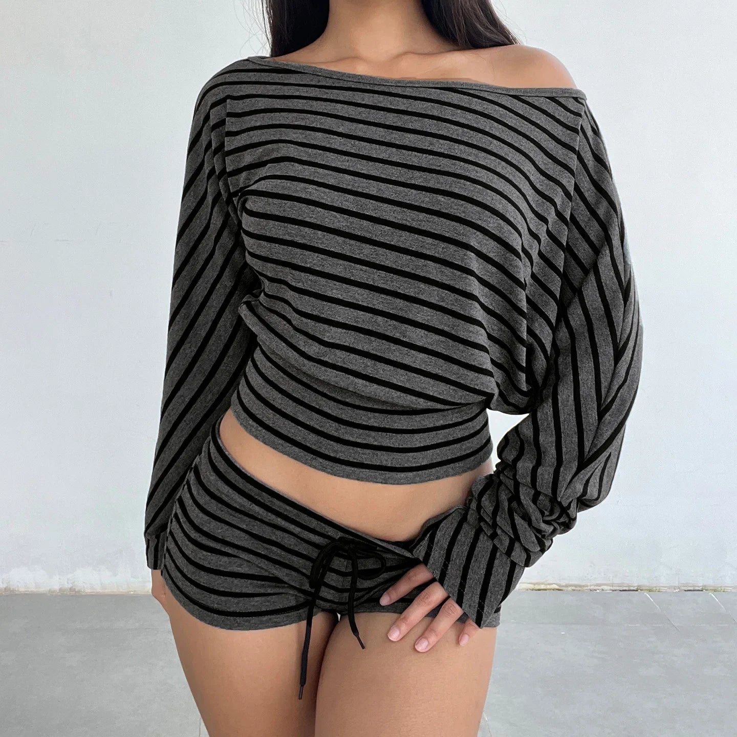 Riviera Stripe Two-Piece Set