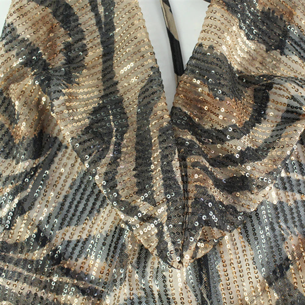 Wild Nights Leopard Maxi Dress