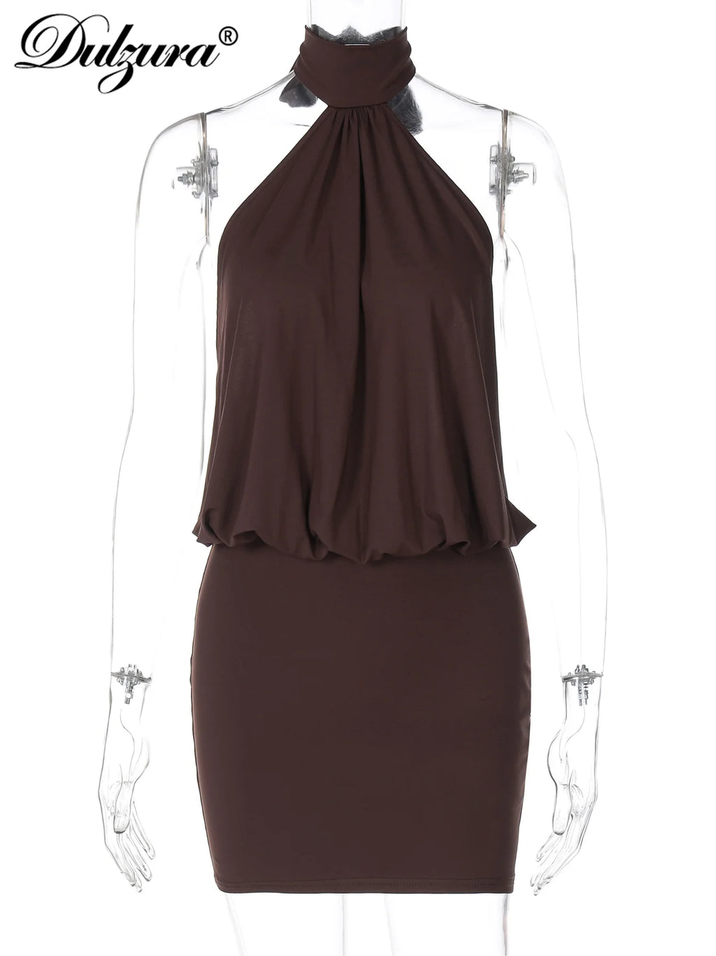 Bombshell Lace-Up Mini Dress