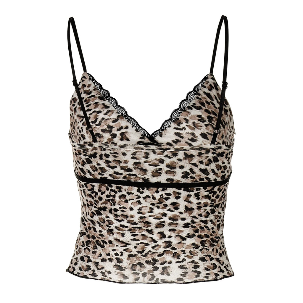 Wild Luxury Leopard Tie-Bow Cami