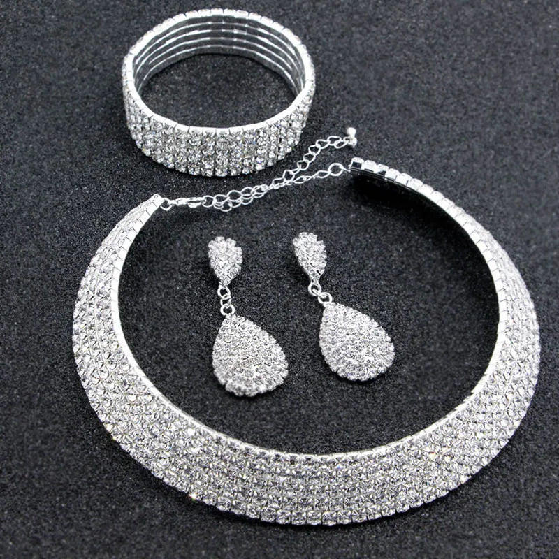 Golden Girl Rhinestone Choker