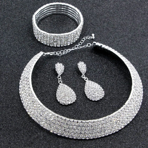 Golden Girl Rhinestone Choker